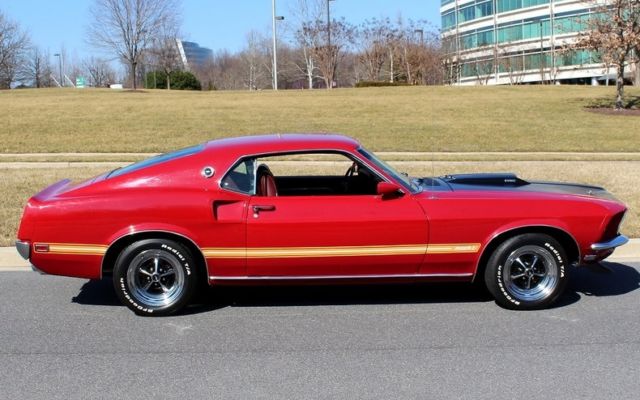 1969 Red Ford Mustang --