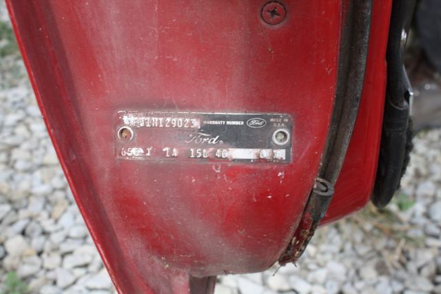 1969 Red w/White Vinyl Top Ford Mustang