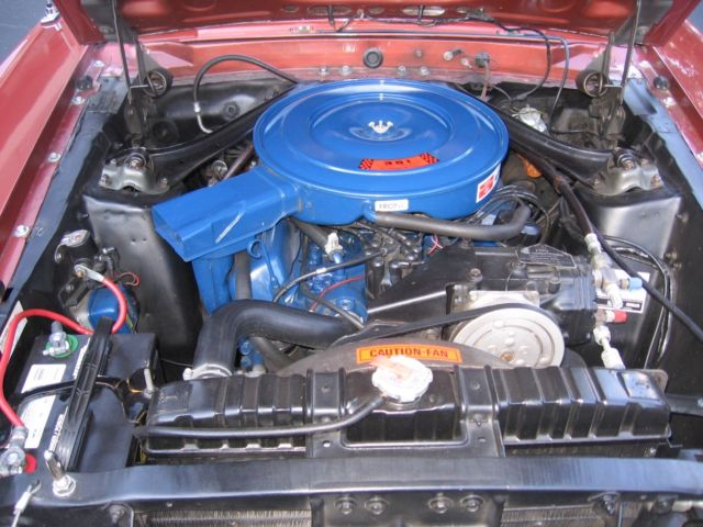 1969 Burgundy Ford Mustang Coupe
