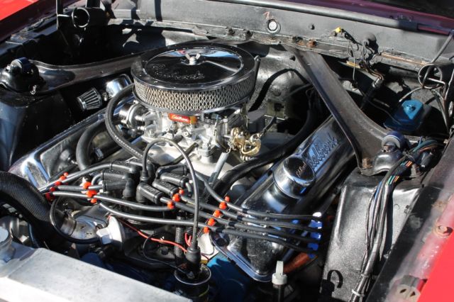 1969 Red Ford Mustang Coupe