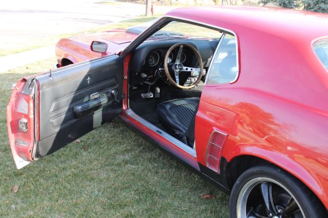 1969 Red Ford Mustang Coupe