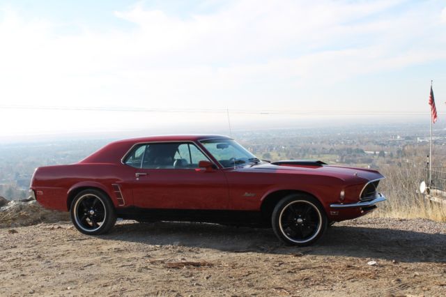 1969 Red Ford Mustang Coupe