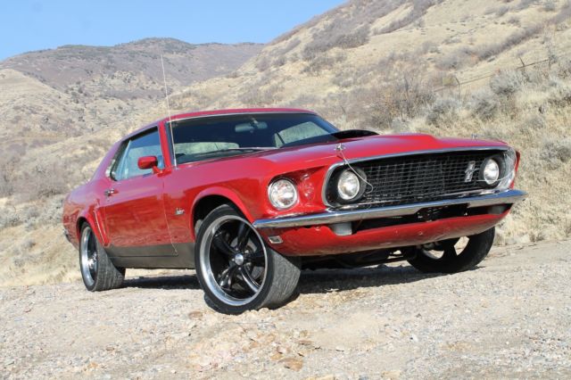 1969 Red Ford Mustang Coupe