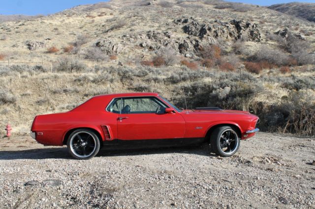 1969 Red Ford Mustang Coupe