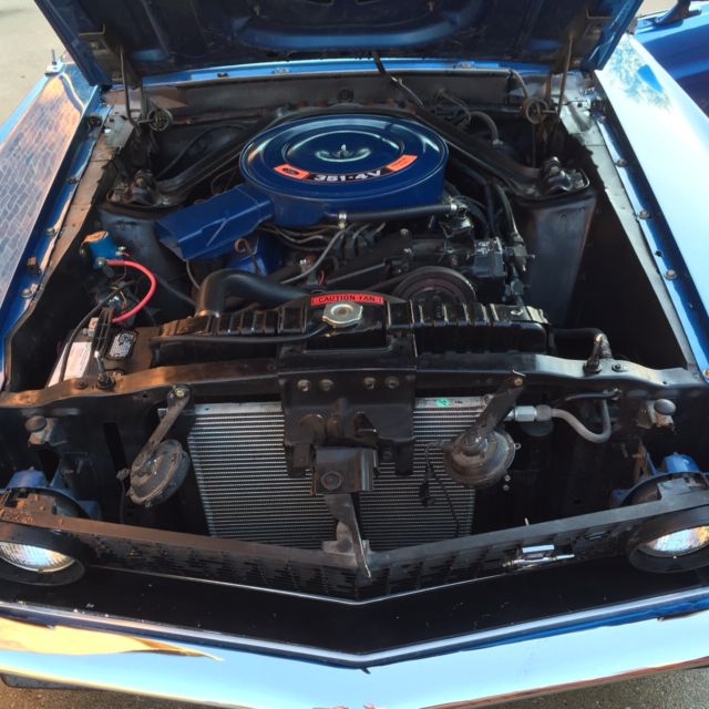 1969 Acapulco Blue Ford Mustang Convertible