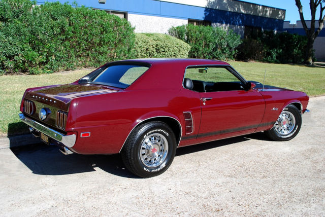 1969 Royal Maroon Ford Mustang Coupe