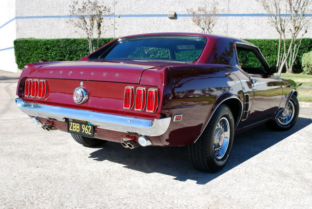 1969 Royal Maroon Ford Mustang Coupe