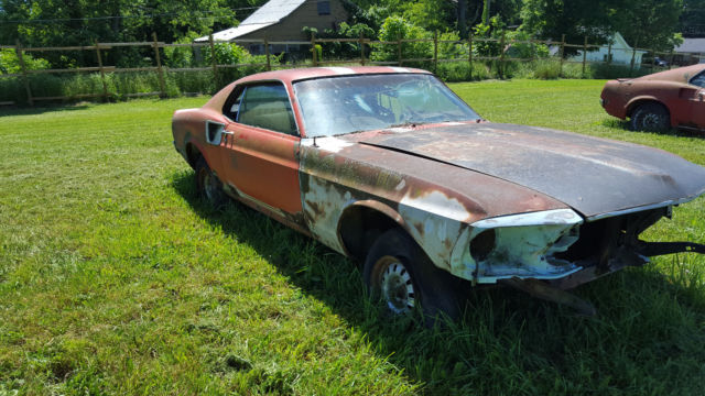 1969 Red Ford Mustang Fastback