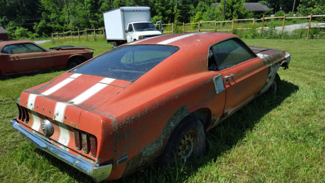 1969 Red Ford Mustang Fastback