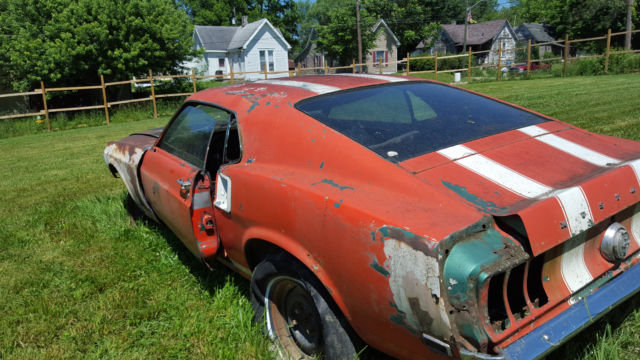 1969 Red Ford Mustang Fastback