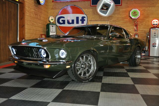 1969 Green Ford Mustang Fastback