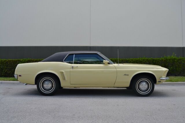 1969 Yellow Ford Mustang Coupe