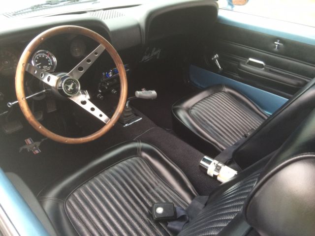 1969 Blue Ford Mustang Hardtop