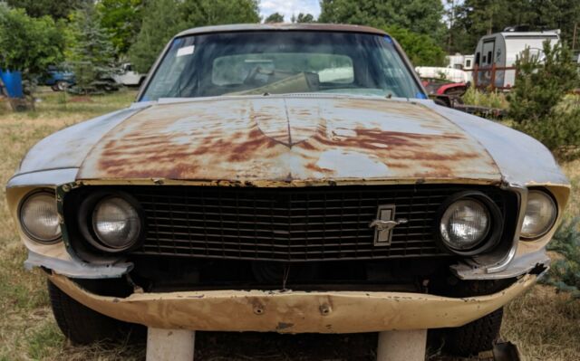 1969 Gray Ford Mustang Coupe