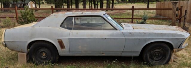 1969 Gray Ford Mustang Coupe
