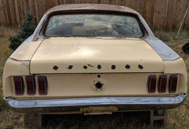 1969 Gray Ford Mustang Coupe