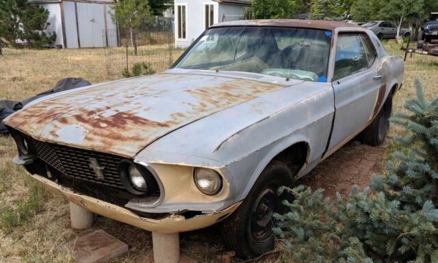 1969 Gray Ford Mustang Coupe