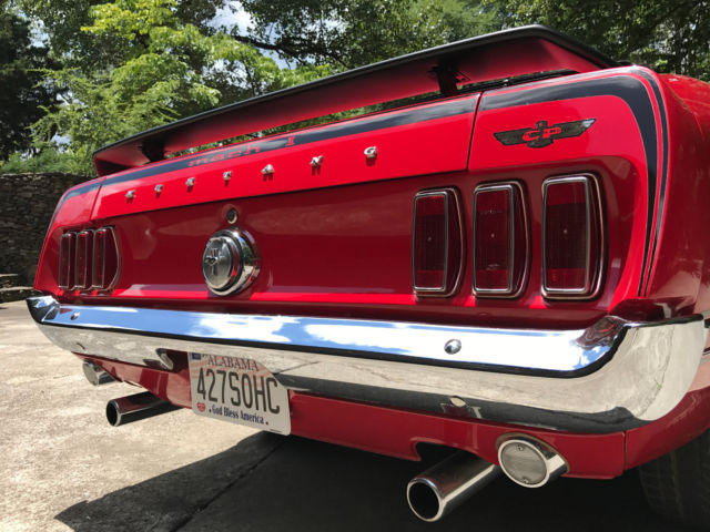 1969 Red Ford Mustang Coupe