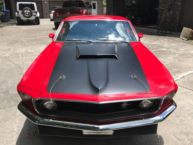 1969 Red Ford Mustang Coupe