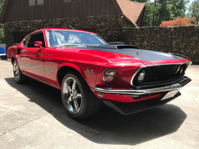 1969 Red Ford Mustang Coupe