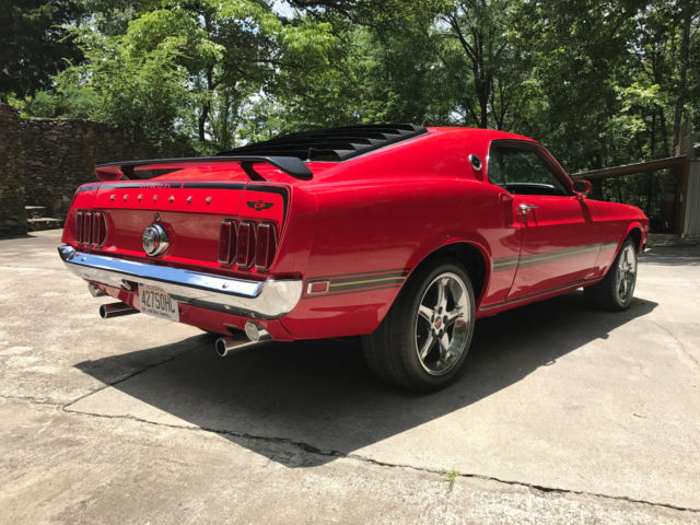 1969 Red Ford Mustang Coupe