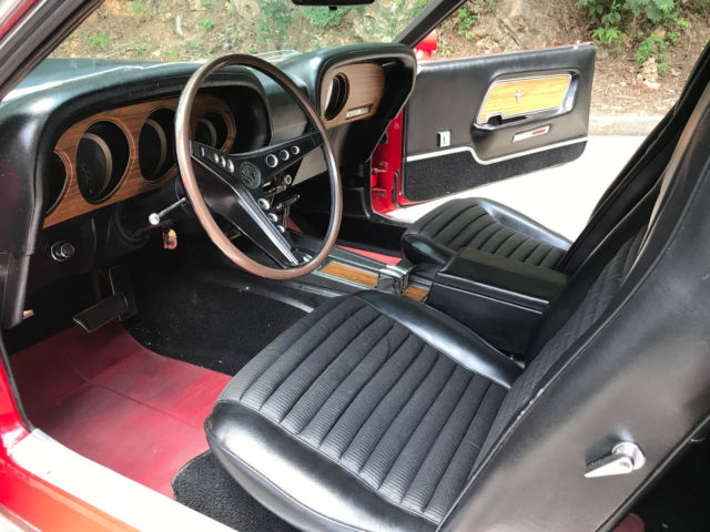 1969 Red Ford Mustang Coupe