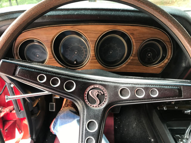 1969 Red Ford Mustang Coupe