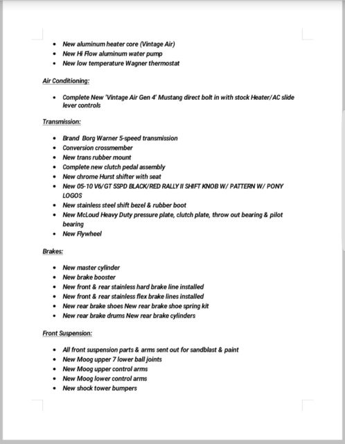 1969 Black Ford Mustang Fastback