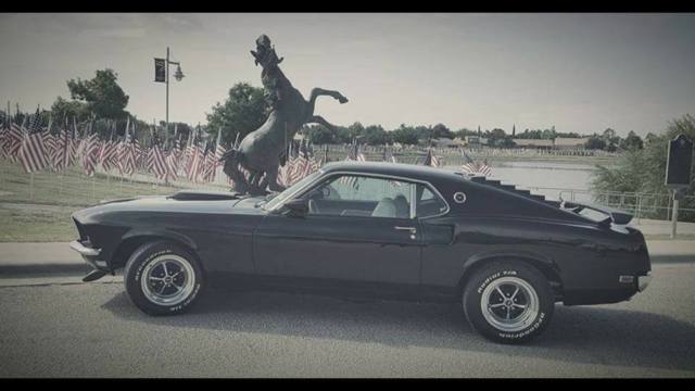 1969 Black Ford Mustang Fastback