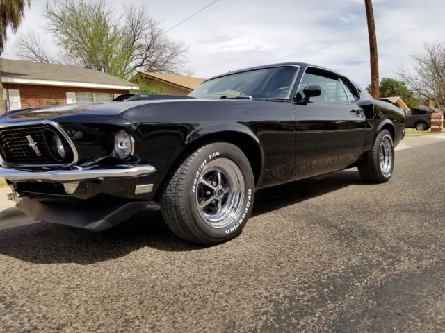 1969 Black Ford Mustang Fastback