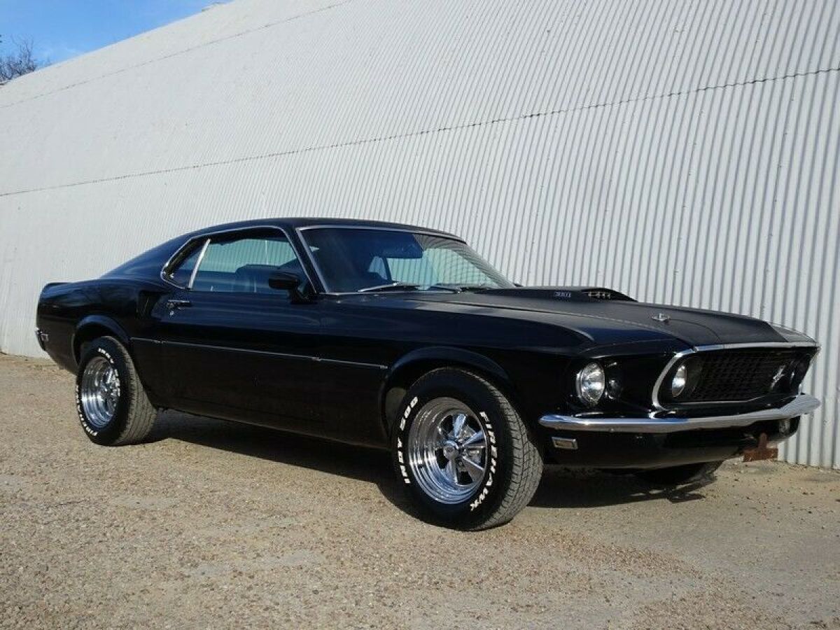 1969 FORD MUSTANG MACH 1. 351 4BBL. RAVEN BLACK. SOLID TEXAS CAR. A/C ...