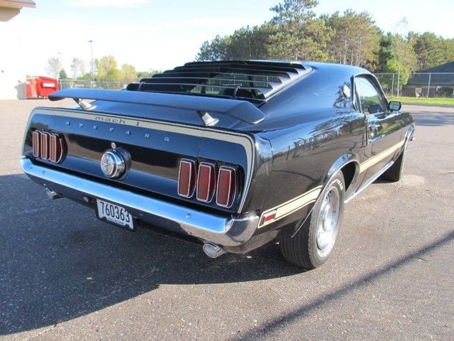 1969 Black Ford Mustang Coupe