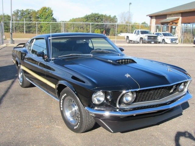 1969 Black Ford Mustang Coupe