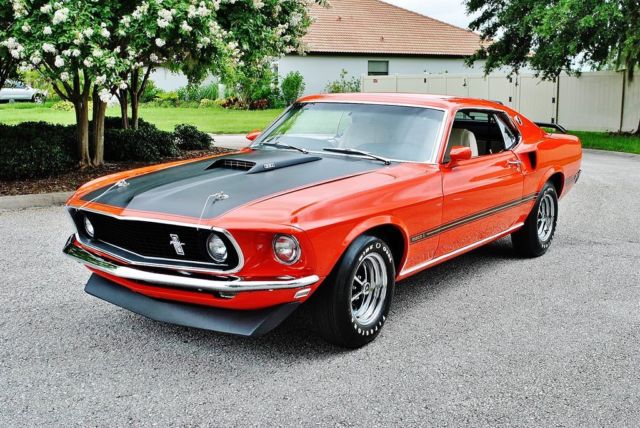 1969 Ford Mustang Mach 1 351 V8 PS Super Clean Restoration Real Mach 1 ...