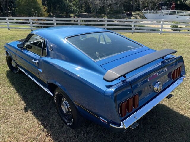 1969 Blue Ford Mustang Fastback