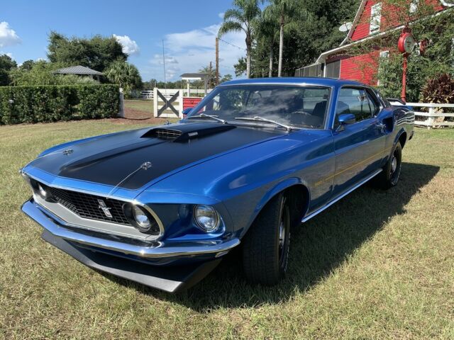 1969 Blue Ford Mustang Fastback