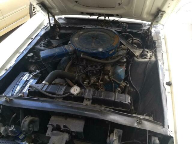 1969 White Ford Mustang Fastback