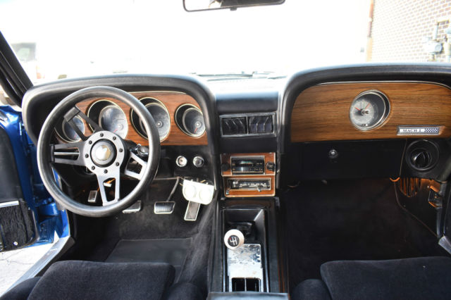 1969 Blue Ford Mustang Fastback