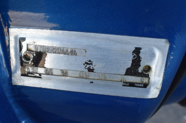 1969 Blue Ford Mustang Fastback