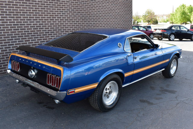 1969 Blue Ford Mustang Fastback