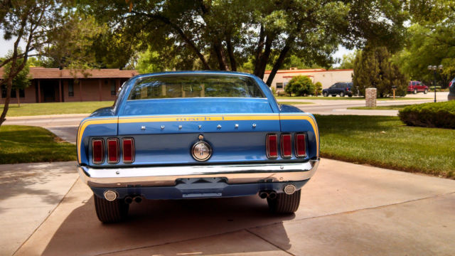 1969 Acapulco Blue Ford Mustang