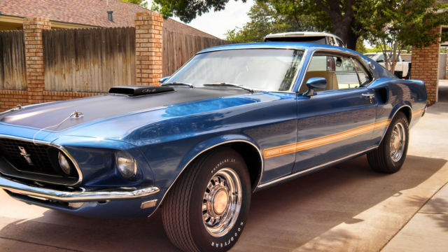 1969 Acapulco Blue Ford Mustang