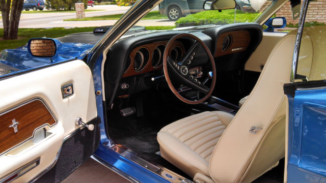 1969 Acapulco Blue Ford Mustang