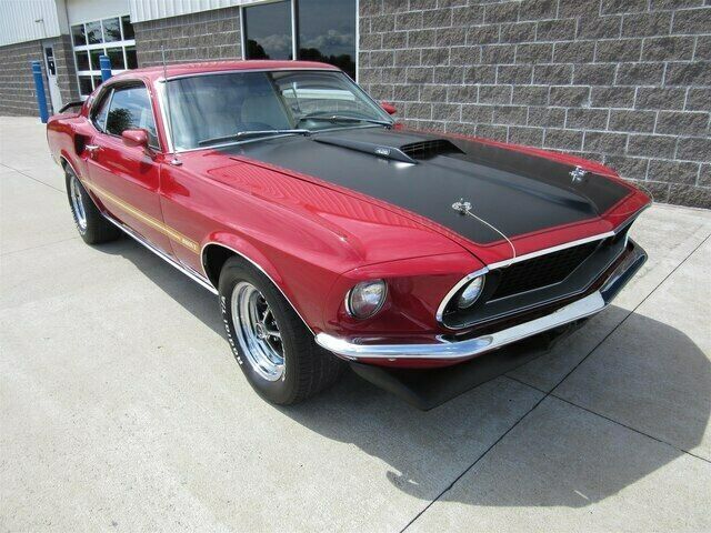 1969 Red Ford Mustang Coupe