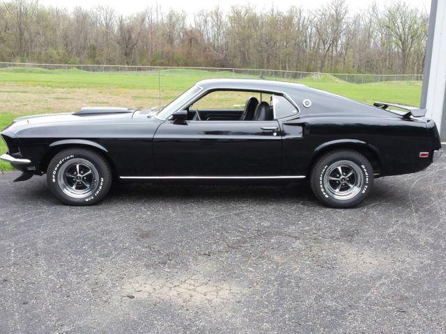 1969 Black Ford Mustang Fastback