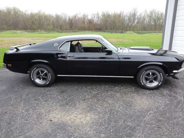1969 Black Ford Mustang Fastback