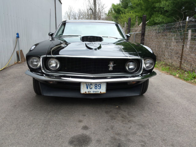 1969 Black Ford Mustang Fastback