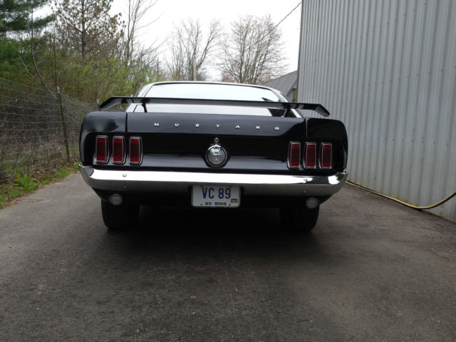 1969 Black Ford Mustang Fastback
