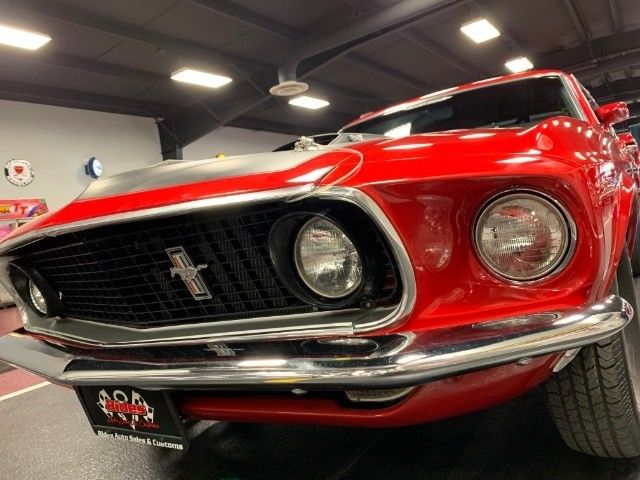 1969 Red Ford Mustang Hatchback