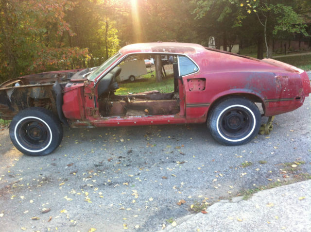 1969 Red Ford Mustang Fastback